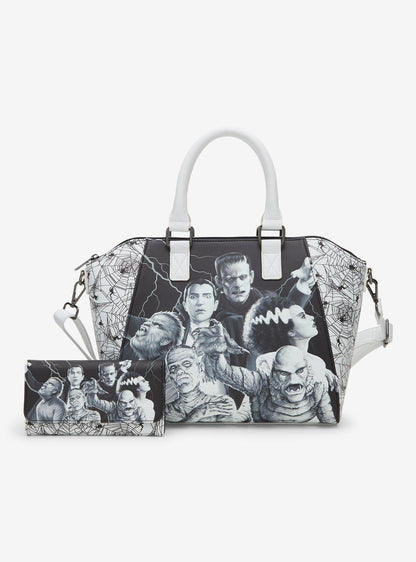 Cartera Universal Monsters con telarañas