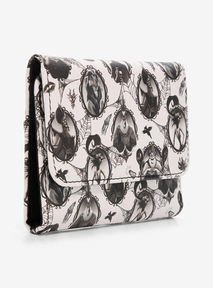 Billetera mini con solapa Disney Villains Cameo