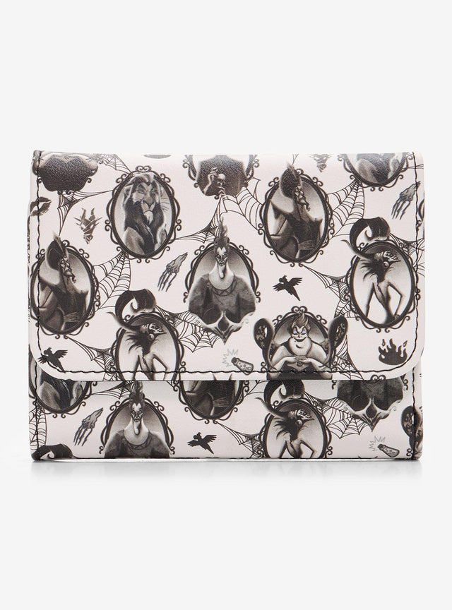Billetera mini con solapa Disney Villains Cameo