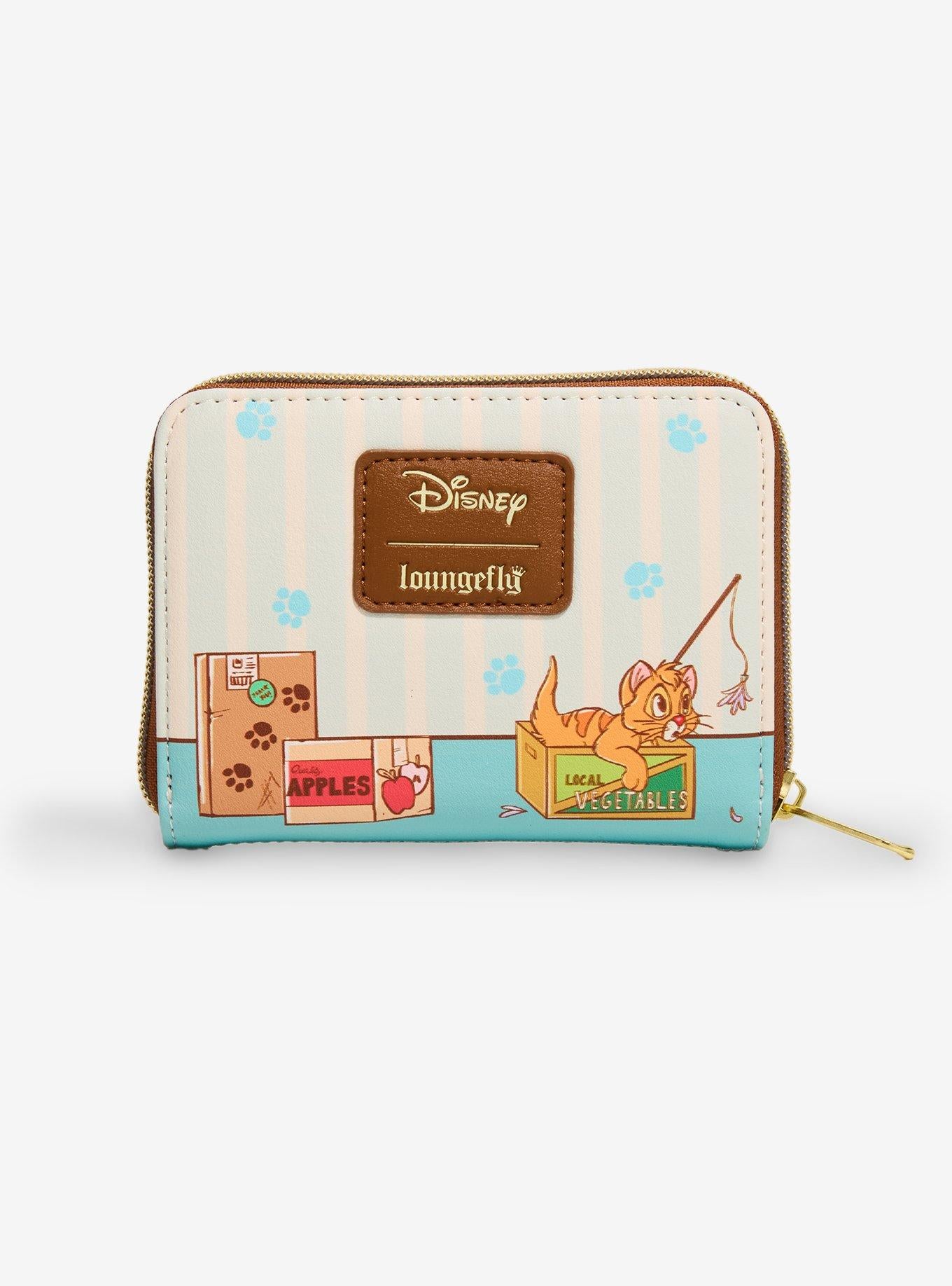 Billetera mini Disney: gatos en cajas