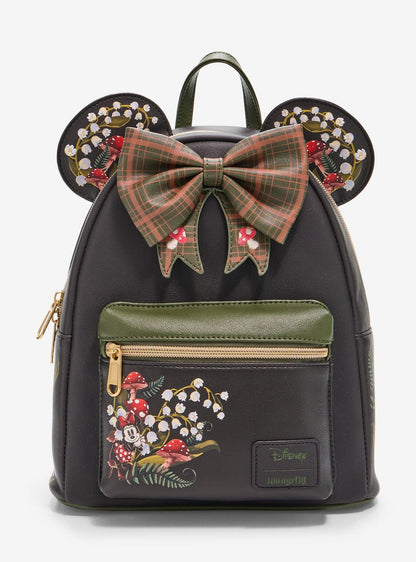 Mochila mini Disney Minnie Mouse con orejas de hongos