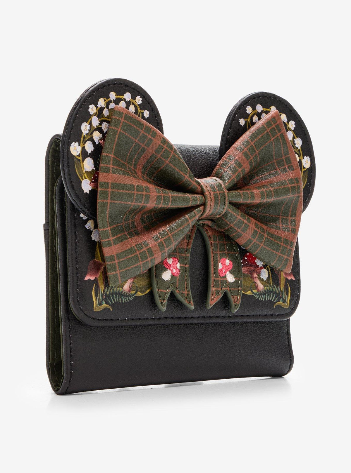 Billetera mini Loungefly Minnie Mouse con hongos