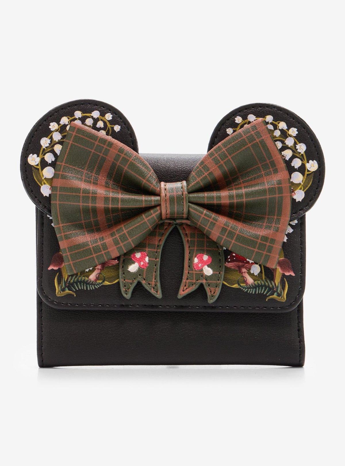 Billetera mini Loungefly Minnie Mouse con hongos