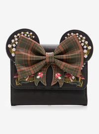 Billetera mini Loungefly Minnie Mouse con hongos
