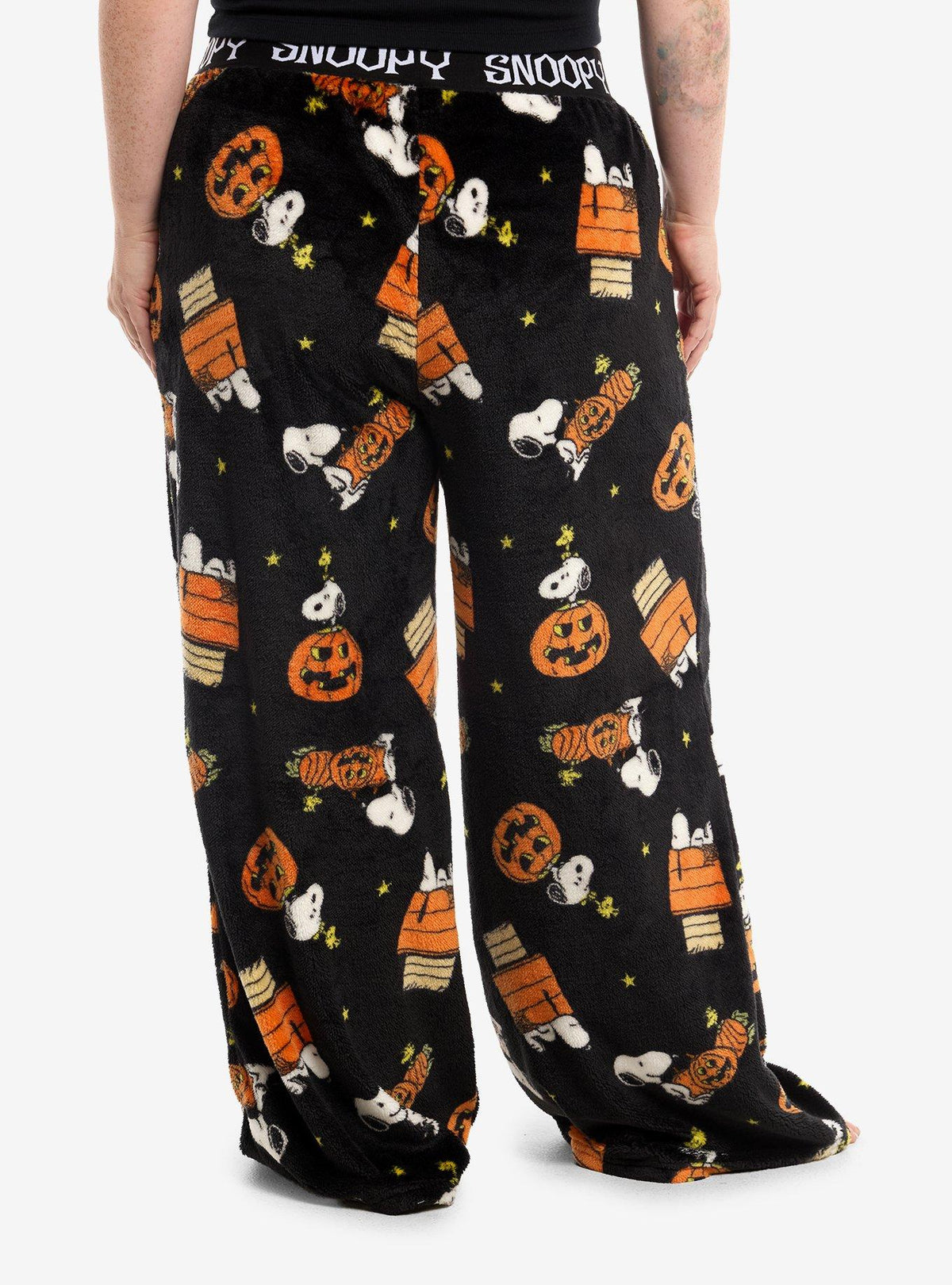 Peanuts Snoopy Halloween: pantalón de pijama afelpado talla grande