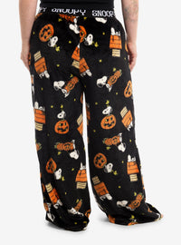 Peanuts Snoopy Halloween: pantalón de pijama afelpado talla grande