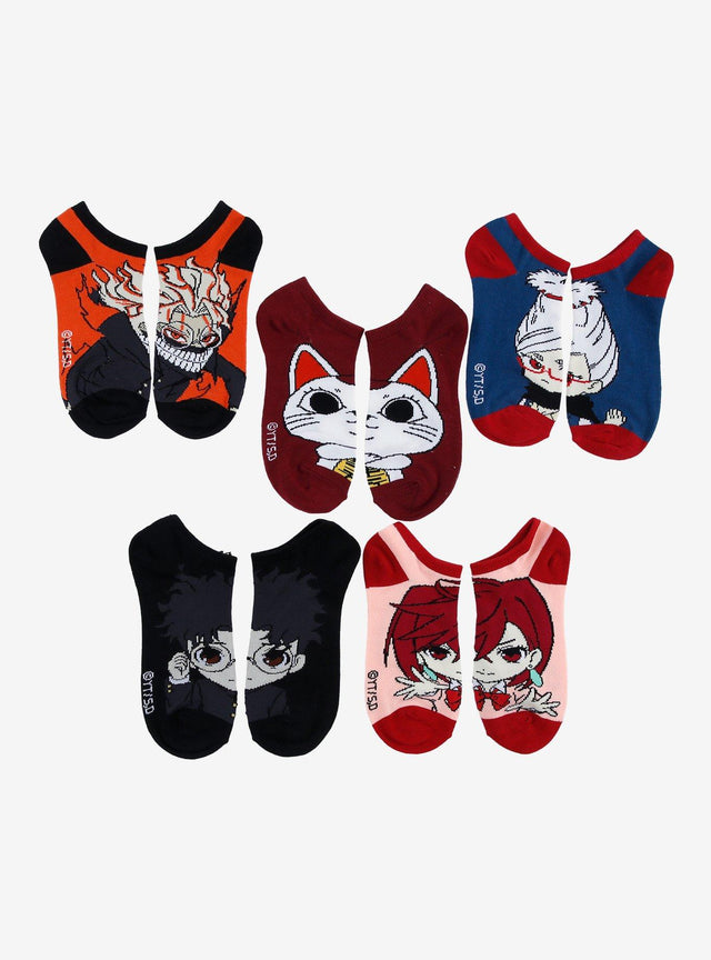 Calcetines invisibles Dandadan, set de 5 pares