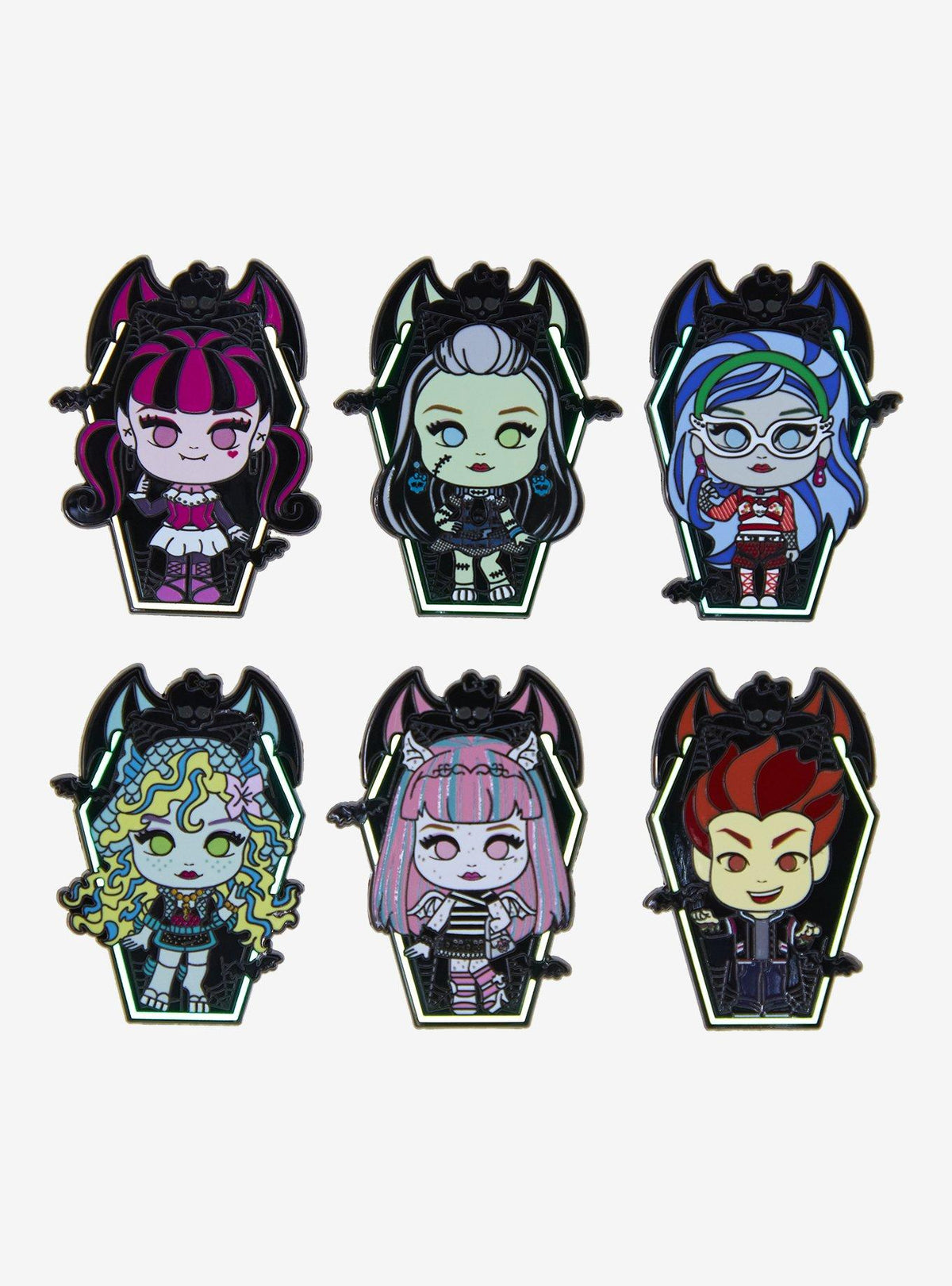 Pin esmaltado Monster High que brilla en la oscuridad