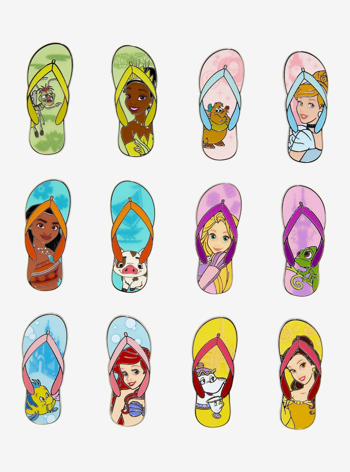 Set sorpresa de pins Disney Princess y sus compañeros