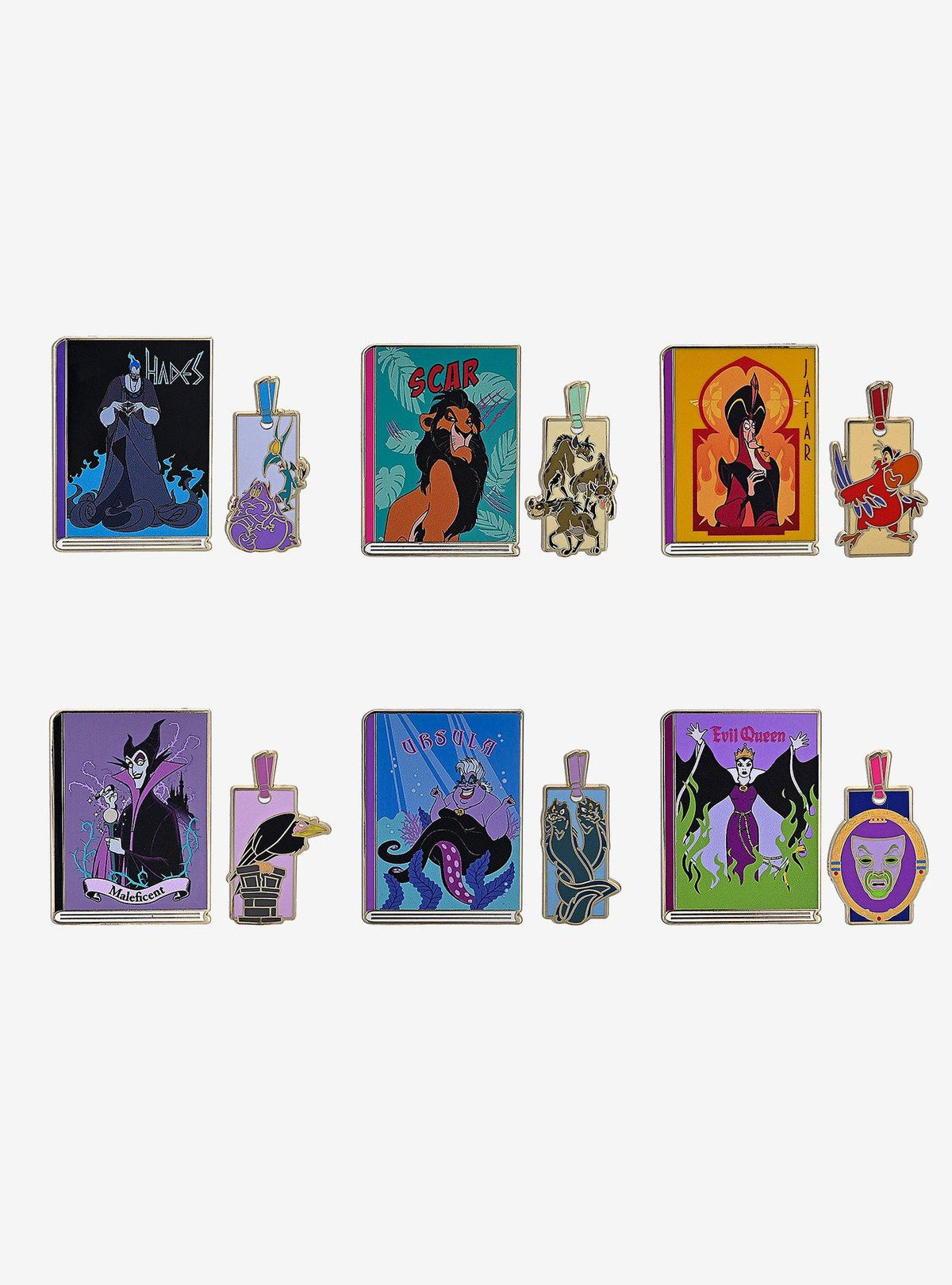 Set sorpresa de pines esmaltados de villanos Disney