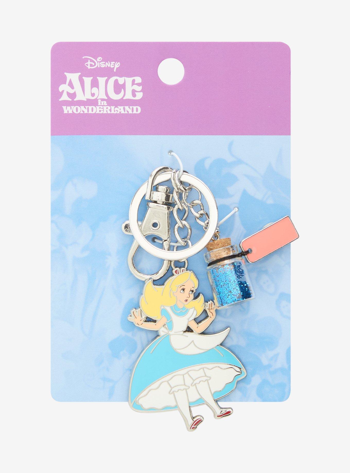 Llavero de dijes Drink Me de Alice in Wonderland