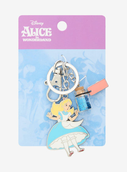 Llavero de dijes Drink Me de Alice in Wonderland