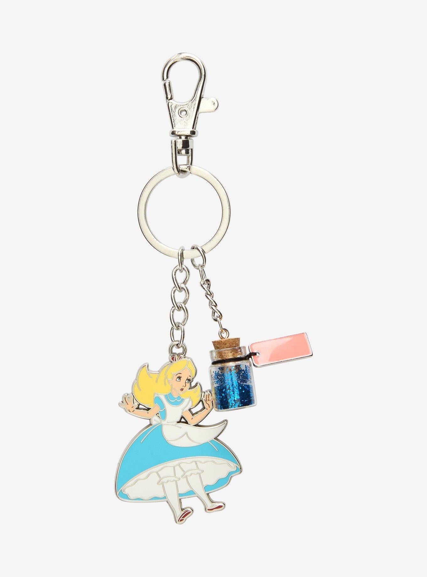 Llavero de dijes Drink Me de Alice in Wonderland
