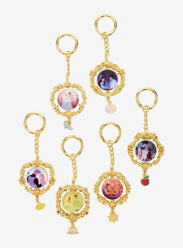 Llavero giratorio de Disney Princesses en caja sorpresa