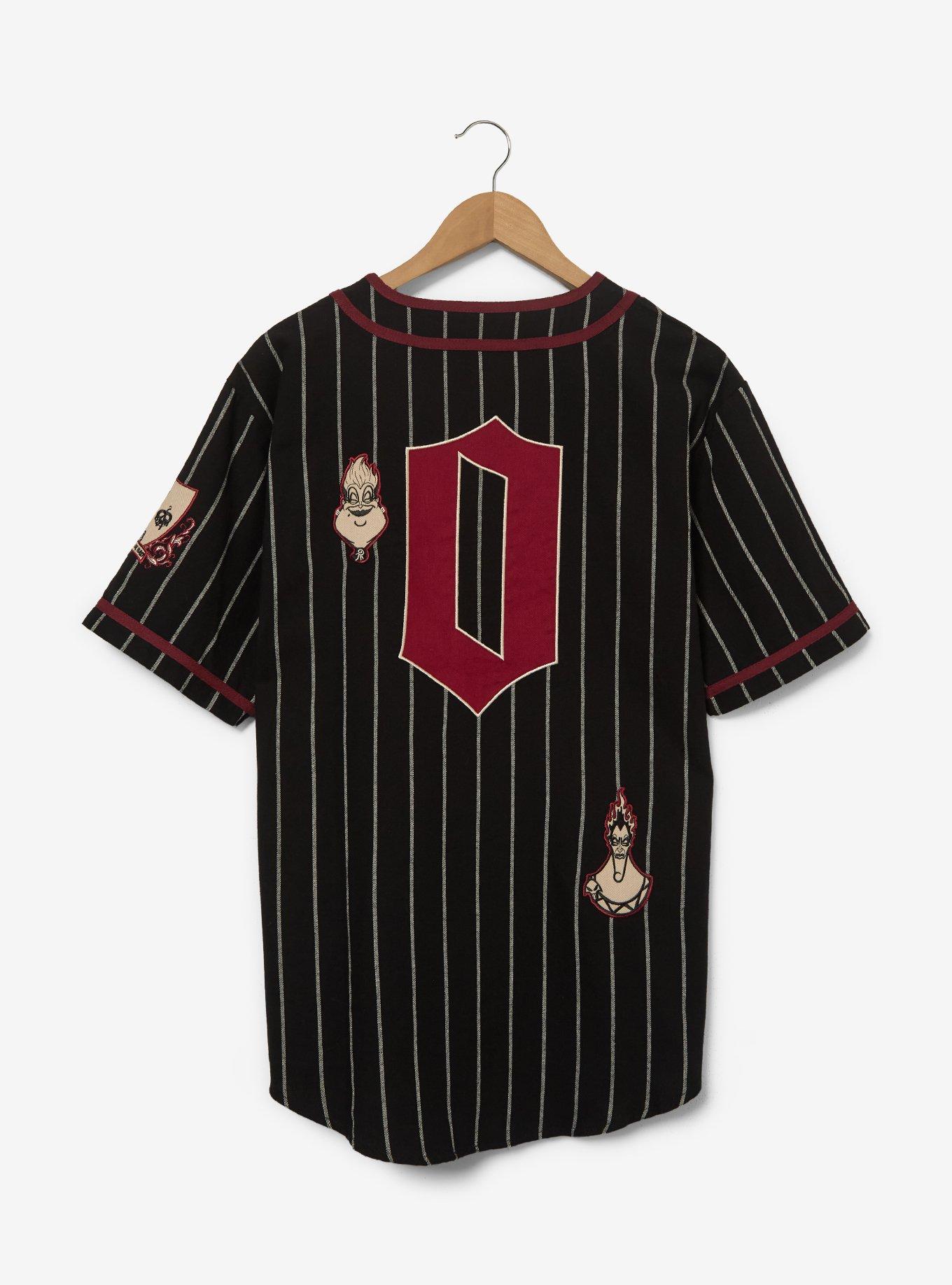 Camisa de béisbol a rayas Disney Villains