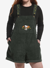 Jardinera short de cotelé Snoopy Peanuts talla plus