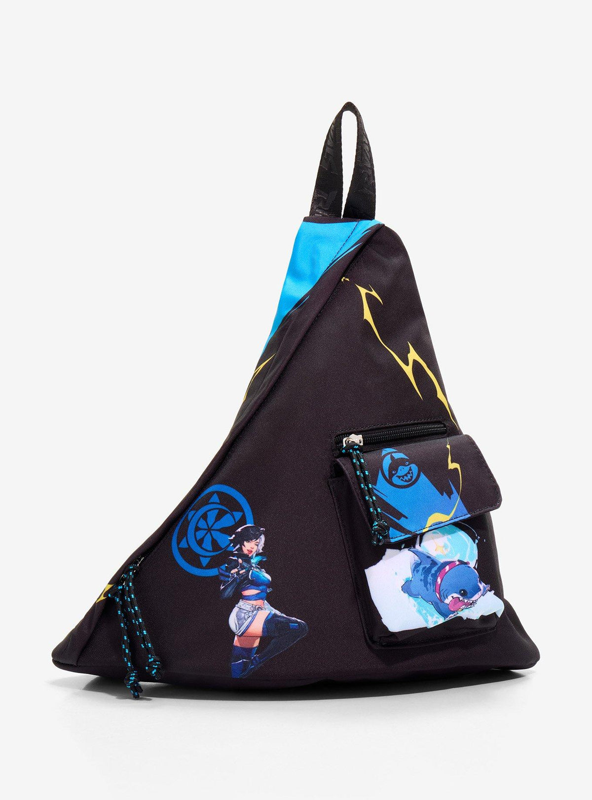 Bolso bandolera triangular Marvel Rivals: Jeff y Luna Snow