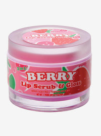 Dúo sorpresa Fruit Twists de exfoliante y brillo labial