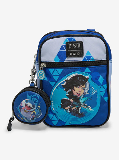 Cartera cruzada Marvel Rivals de Luna y Jeff