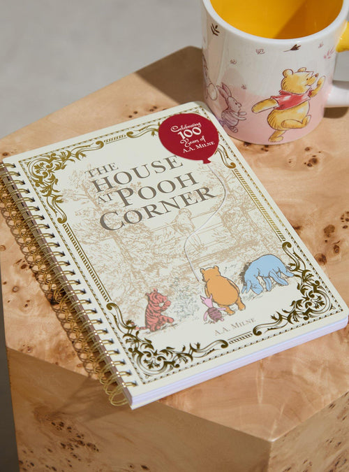 Cuaderno espiral con portada de The House at Pooh Corner