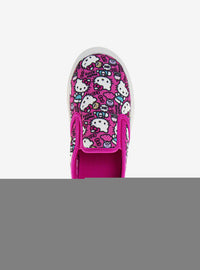 Zapatillas de lona sin cordones Hello Kitty para niñas