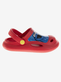 Zuecos rojos Sesame Street para niñas