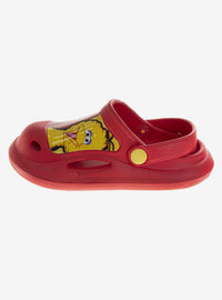 Zuecos rojos Sesame Street para niñas