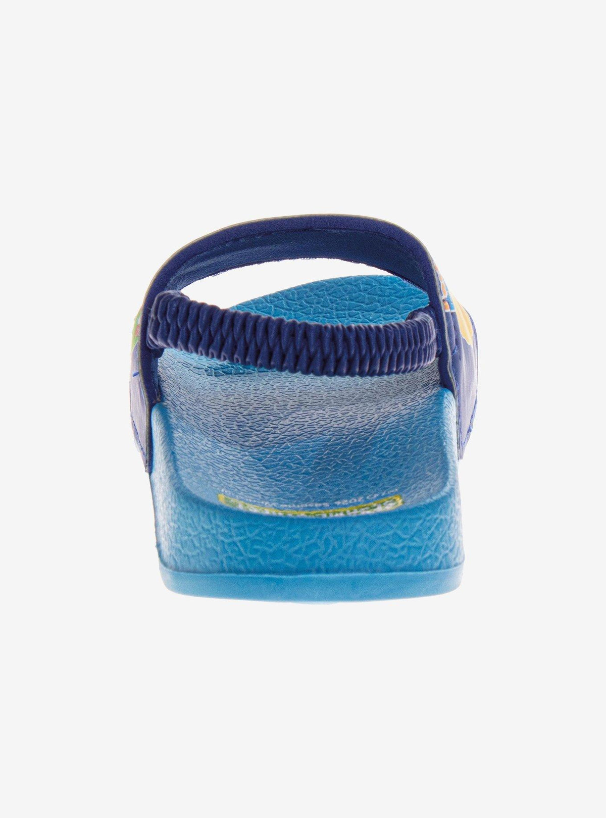 Sandalias tipo slide azules de Sesame Street para niños