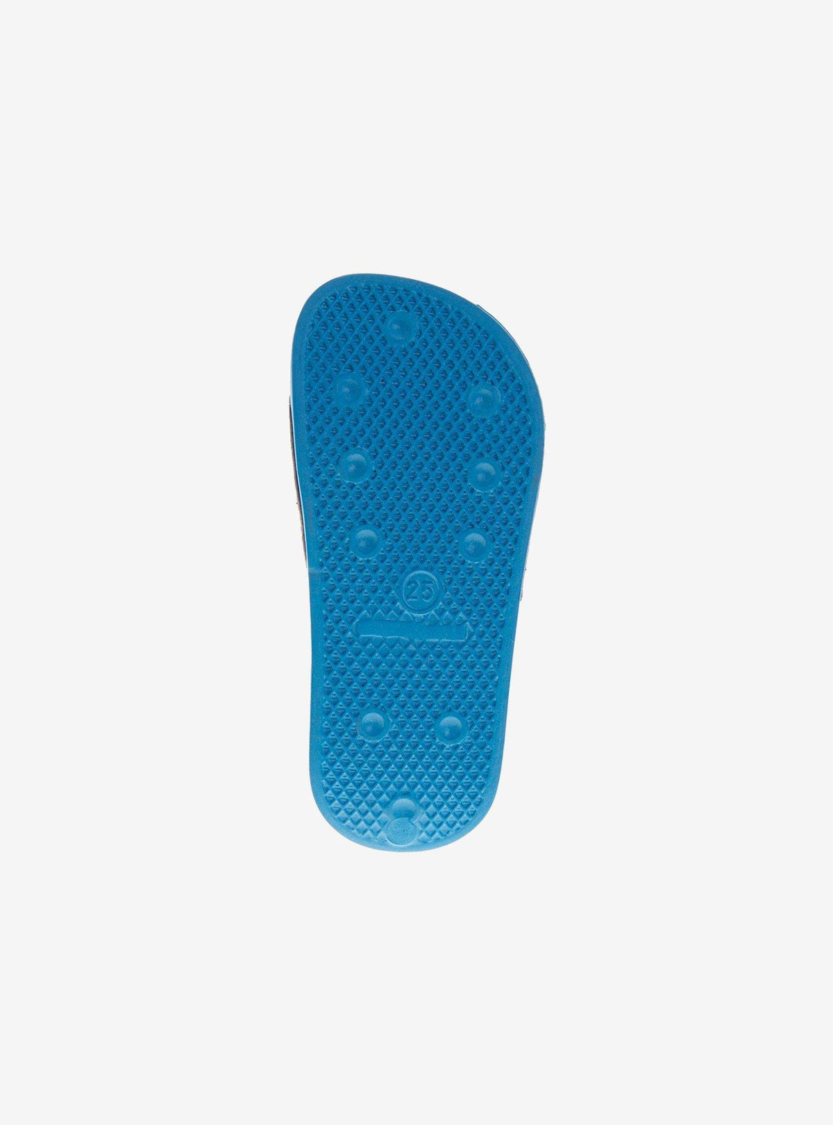 Sandalias tipo slide azules de Sesame Street para niños