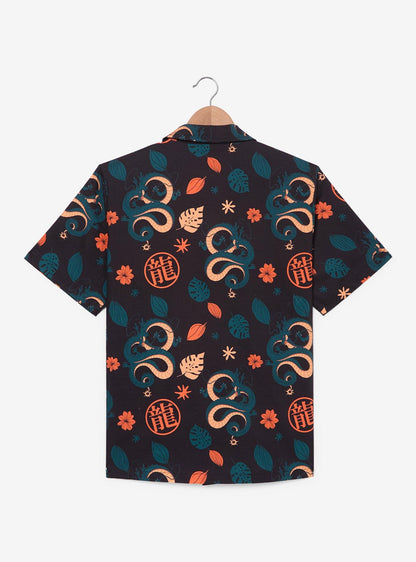 Camisa Dragon Ball Z Shenron con estampado tropical