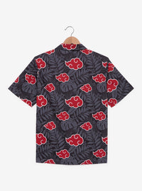 Camisa tropical Naruto Shippuden con nubes Akatsuki