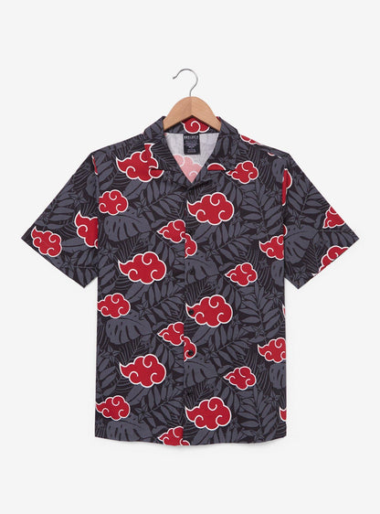 Camisa tropical Naruto Shippuden con nubes Akatsuki