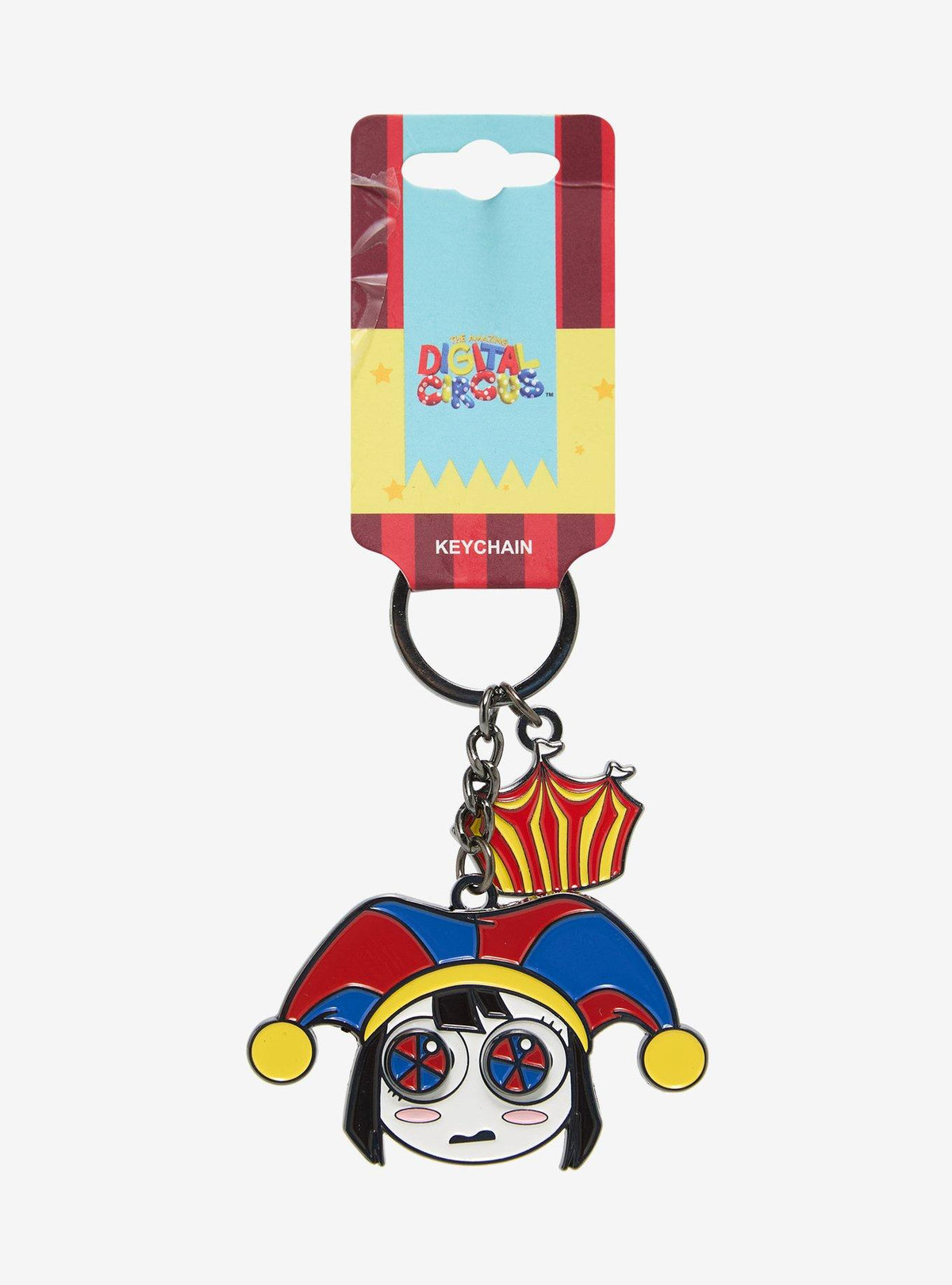 Llavero de Pomni con ojos deslizantes - The Amazing Digital Circus