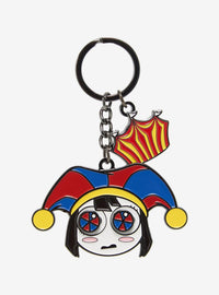 Llavero de Pomni con ojos deslizantes - The Amazing Digital Circus