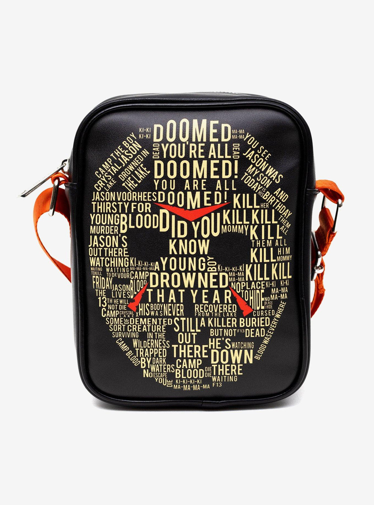 Mochila cruzada Friday the 13th con máscara de Jason