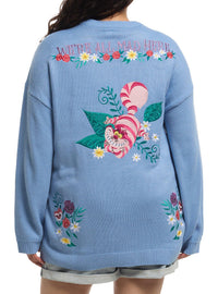 Chaleco bordado de Alice in Wonderland para niñas plus size