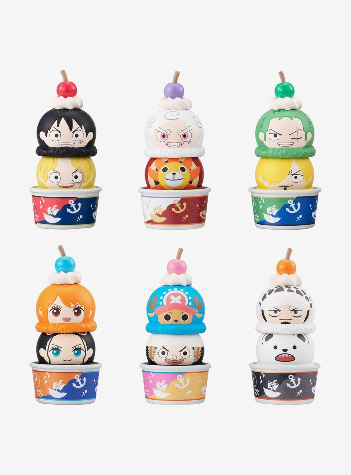 Figura sorpresa apilable y transformable One Piece