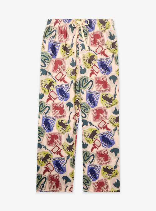 Pantalón de pijama Hogwarts estampado, tallas plus