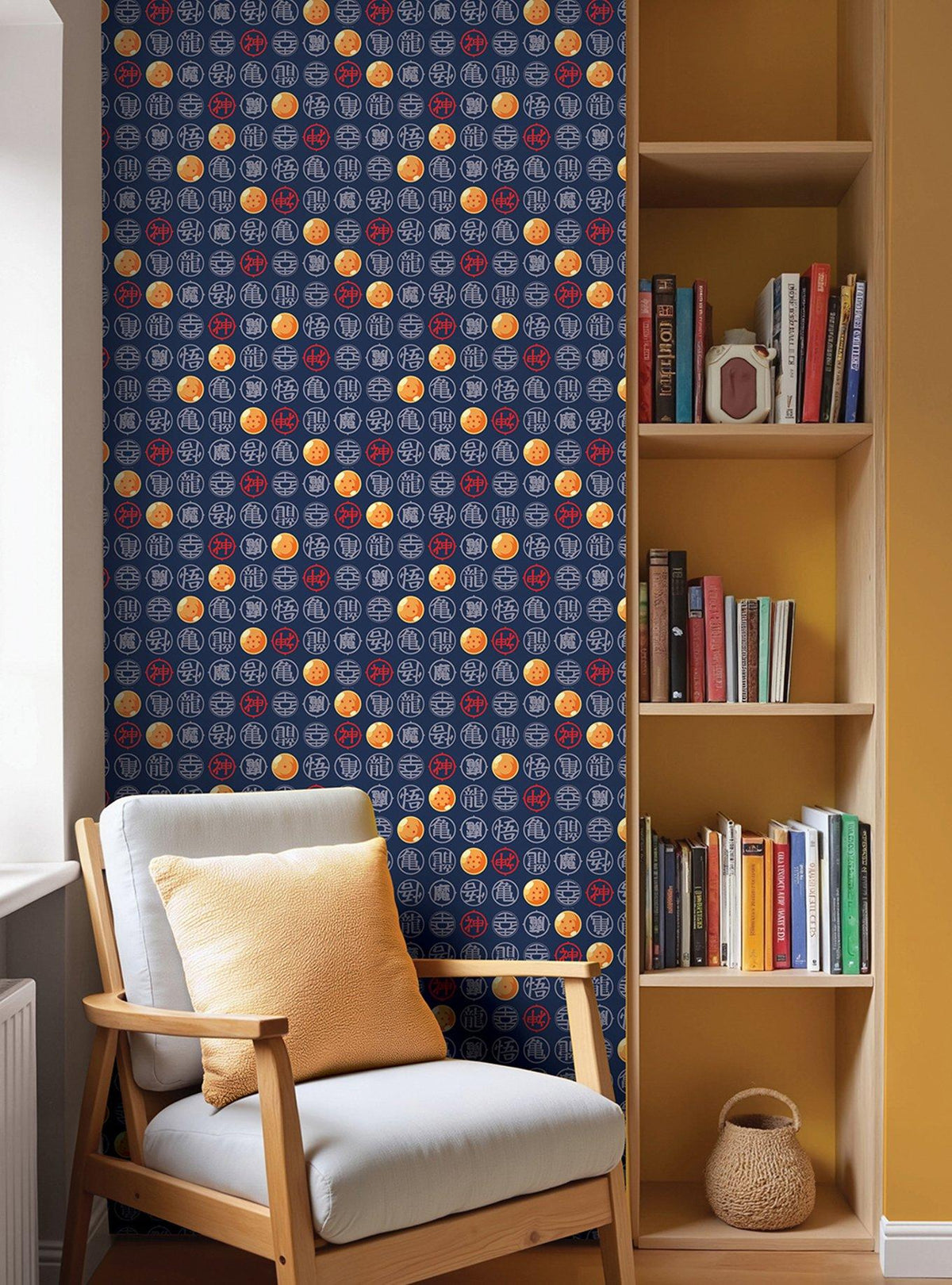 Papel mural autoadhesivo azul de Dragon Ball Z · Space Store