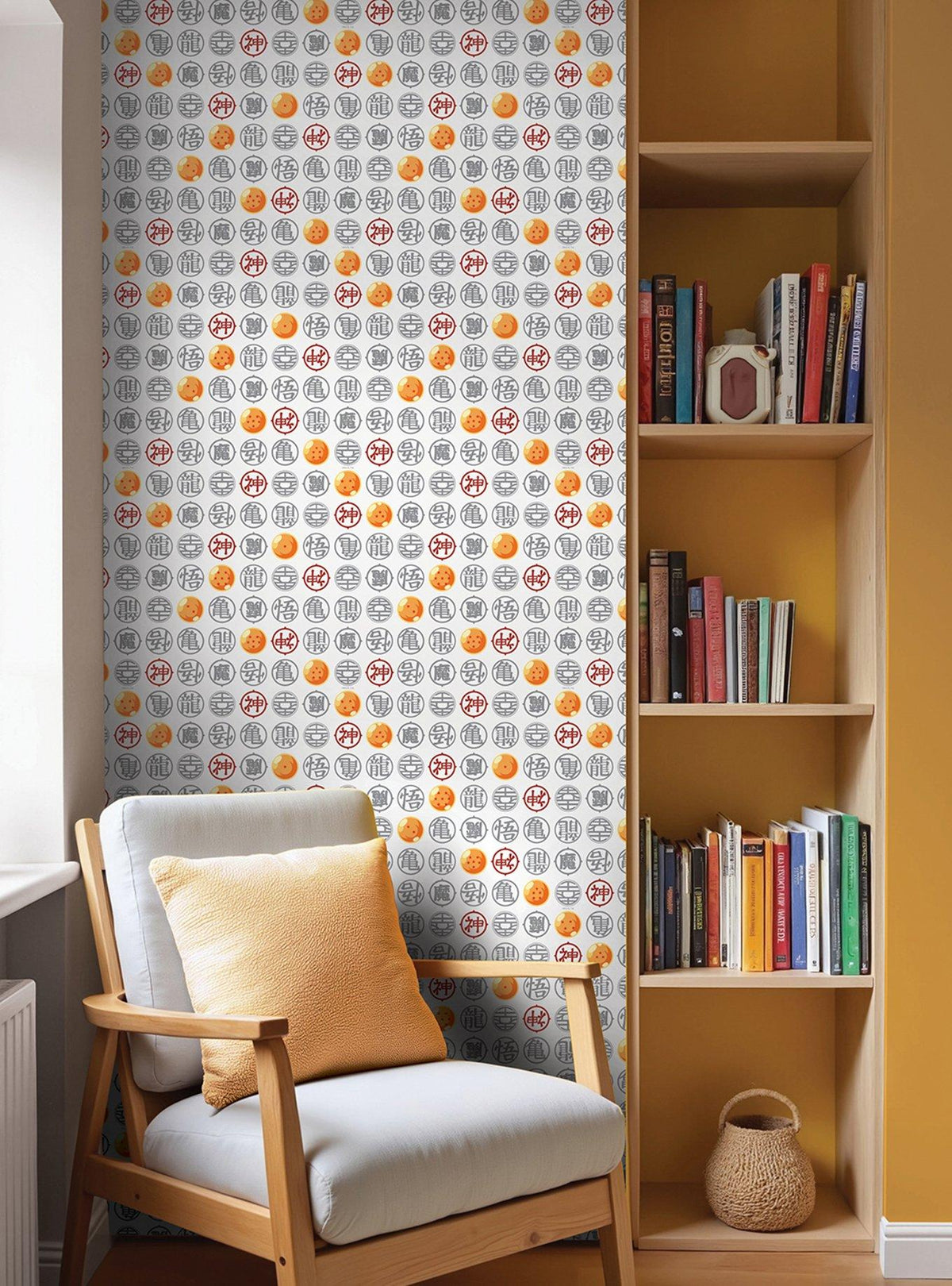 Papel mural adhesivo Dragon Ball Z de símbolos