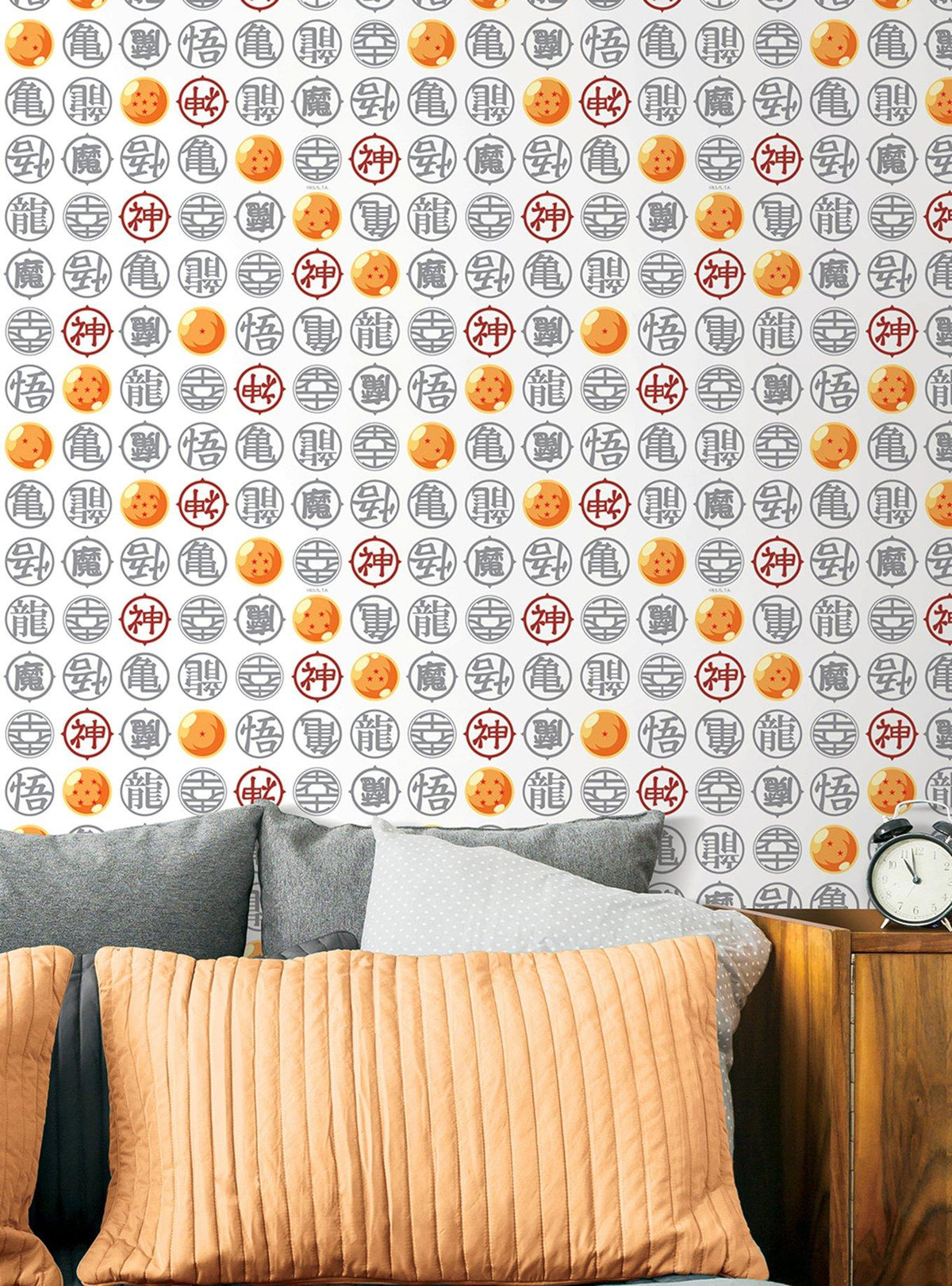 Papel mural adhesivo Dragon Ball Z de símbolos