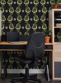 Papel mural adhesivo Dragon Ball Z Shenron negro