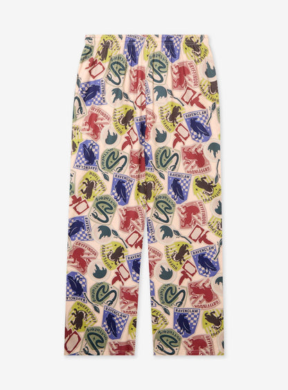 Pantalón de pijama Harry Potter con escudos de Hogwarts