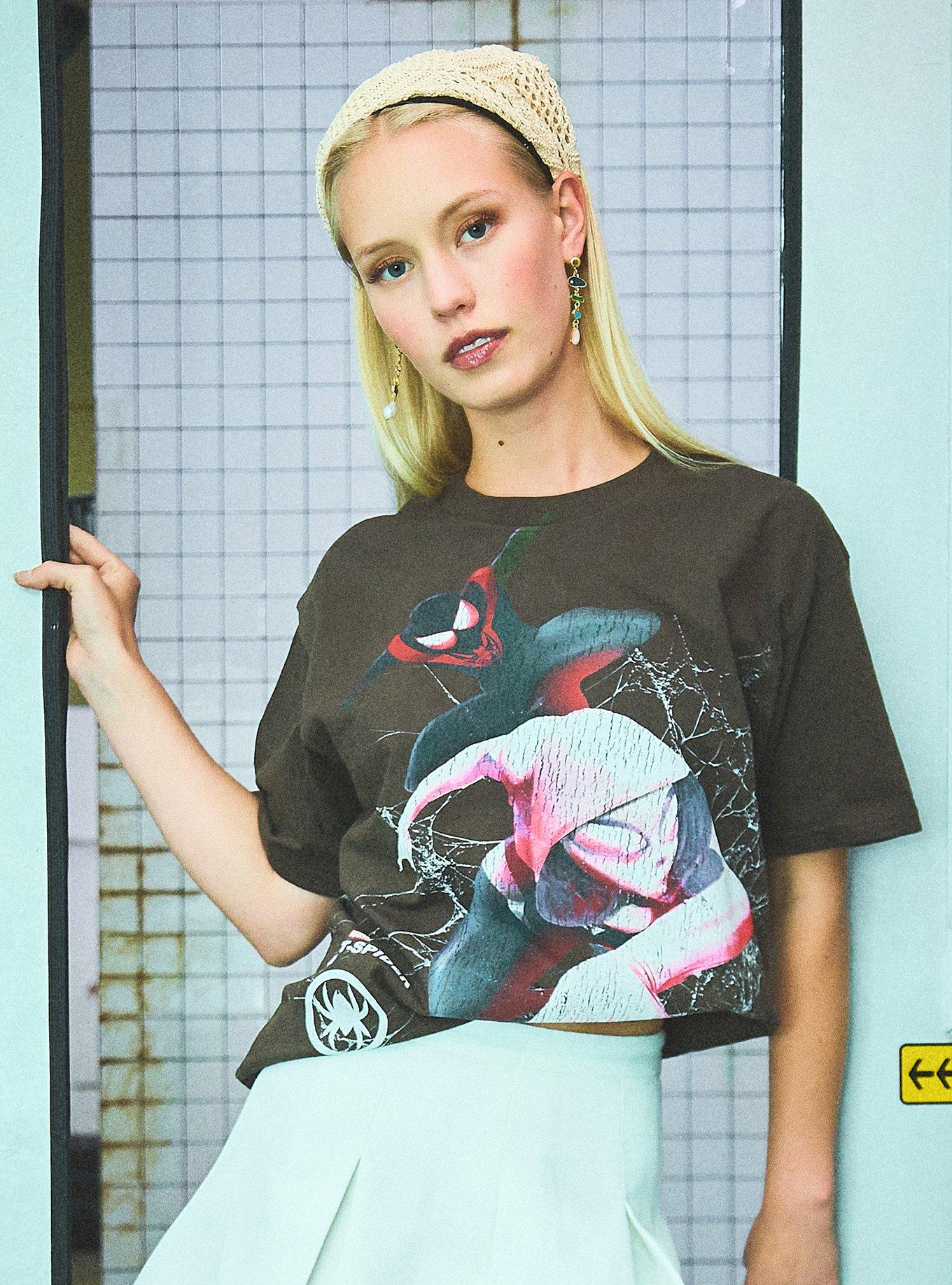 Polera Ghost Spider y Miles Morales de Spider-Man