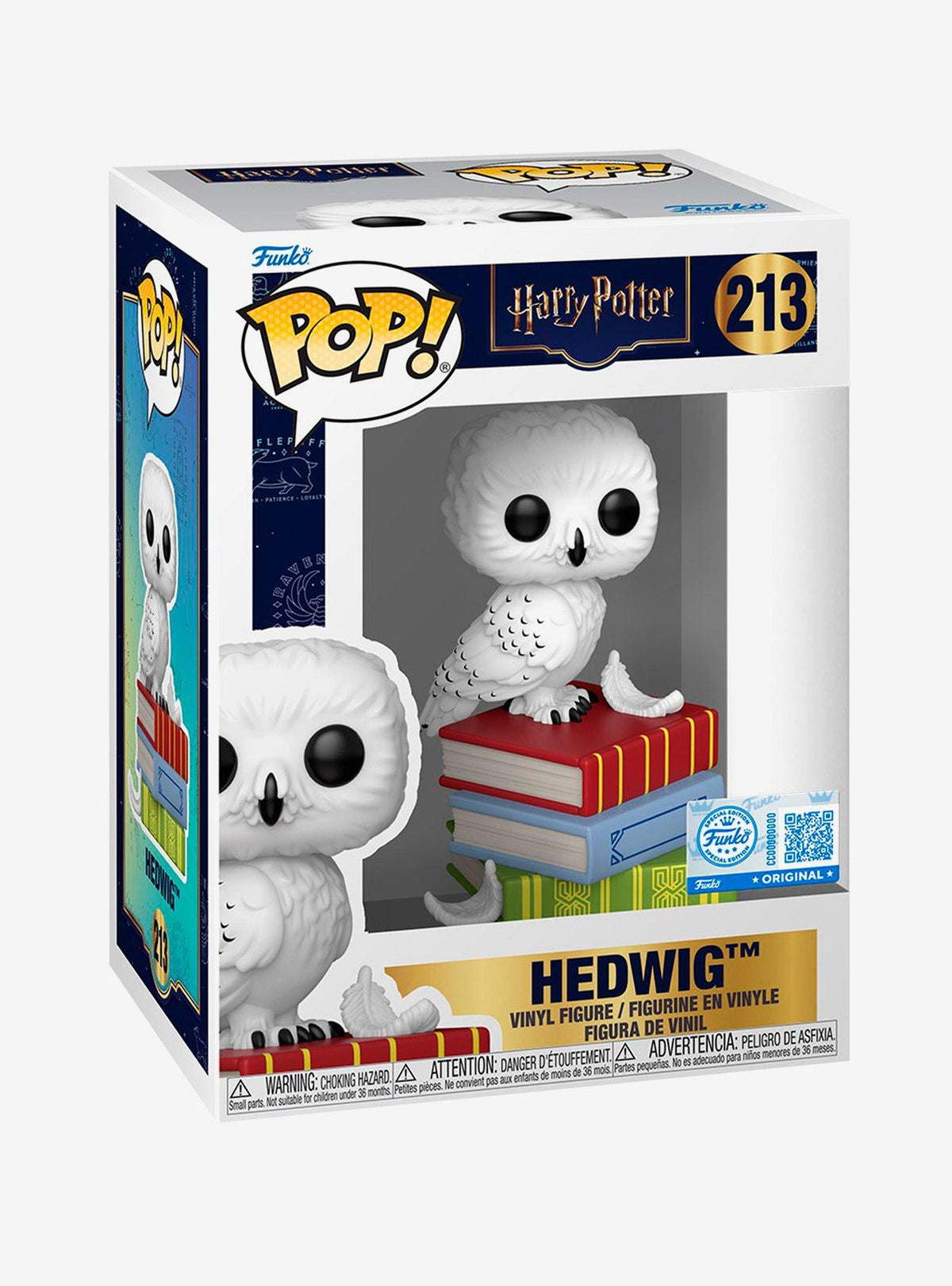 Funko Pop! Hedwig sobre libros - Harry Potter