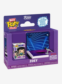 Funko Bitty POP! Zoey y escenario de KPop Demon Hunters