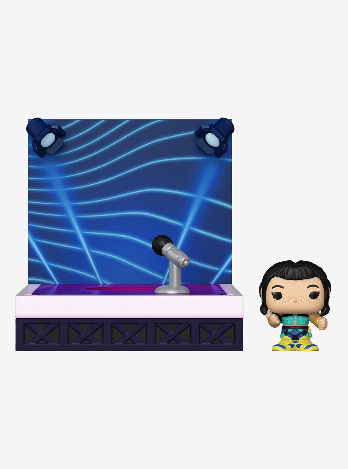 Funko Bitty POP! Zoey y escenario de KPop Demon Hunters