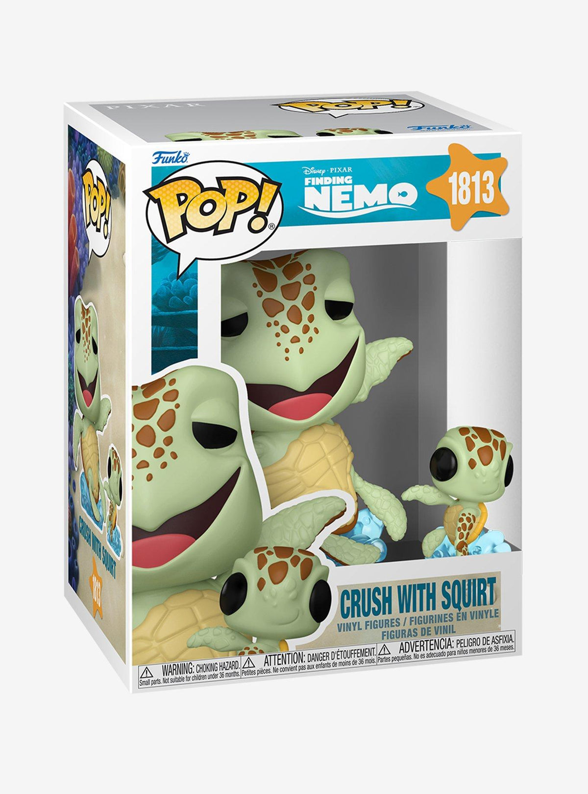 Funko Pop! Crush y Squirt de Buscando a Nemo