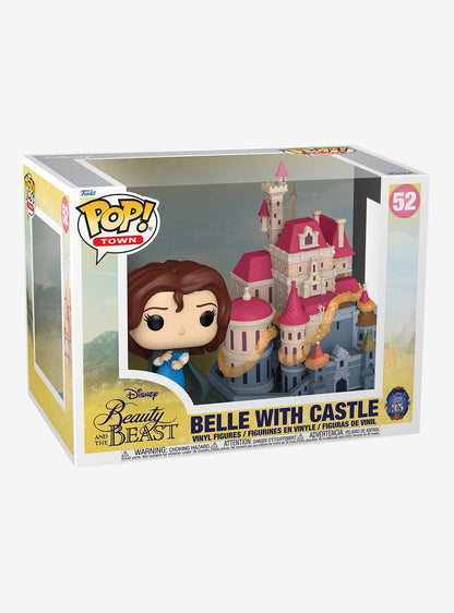 Funko Pop! Town Disney Beauty and the Beast Belle con Castillo