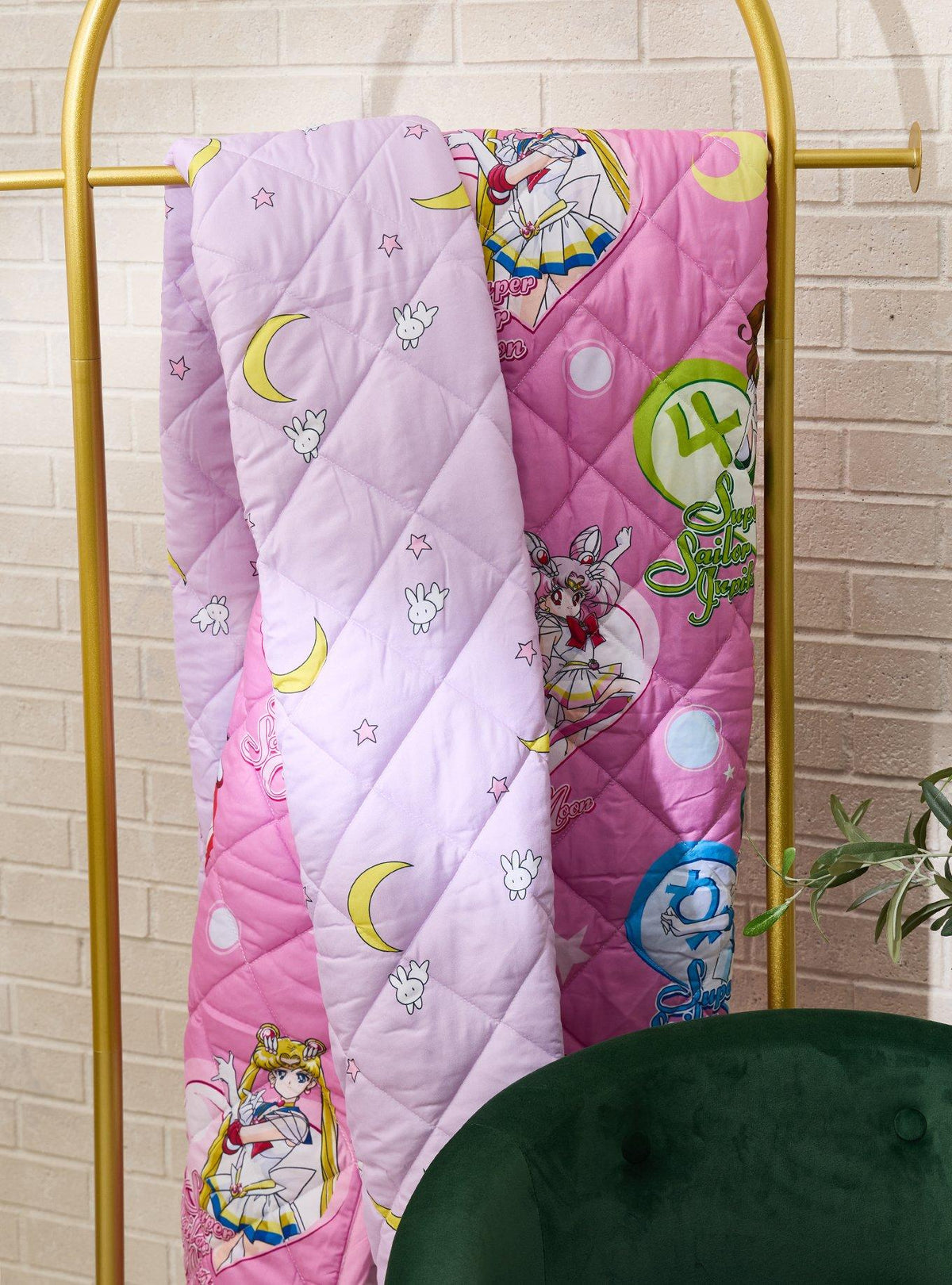 Manta acolchada reversible Sailor Moon